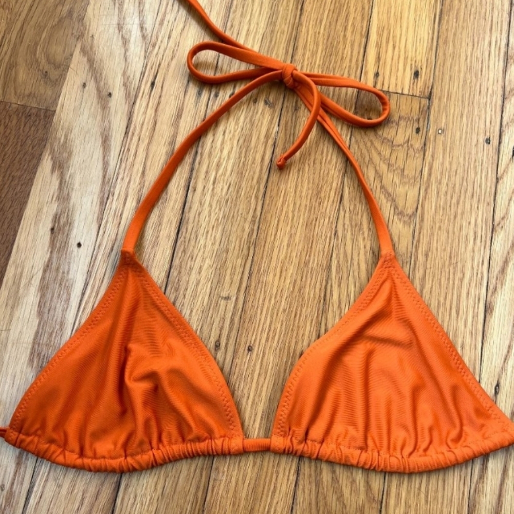 Tropic of C, Victoria's Secret, Orange Praia Bikini Top Only, Size XS, Celebrity - Picture 4 of 6